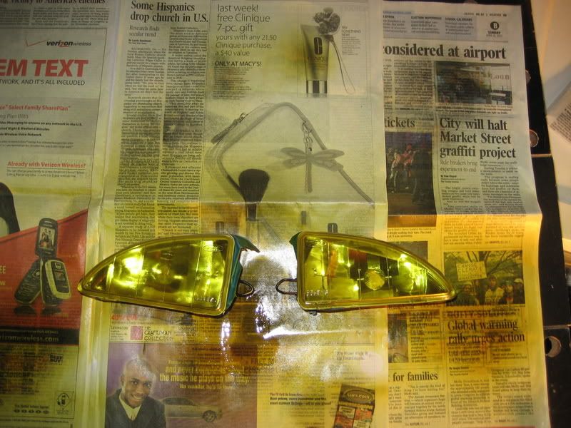 HowTo Tint fog lights yellow. Ford Focus Forum